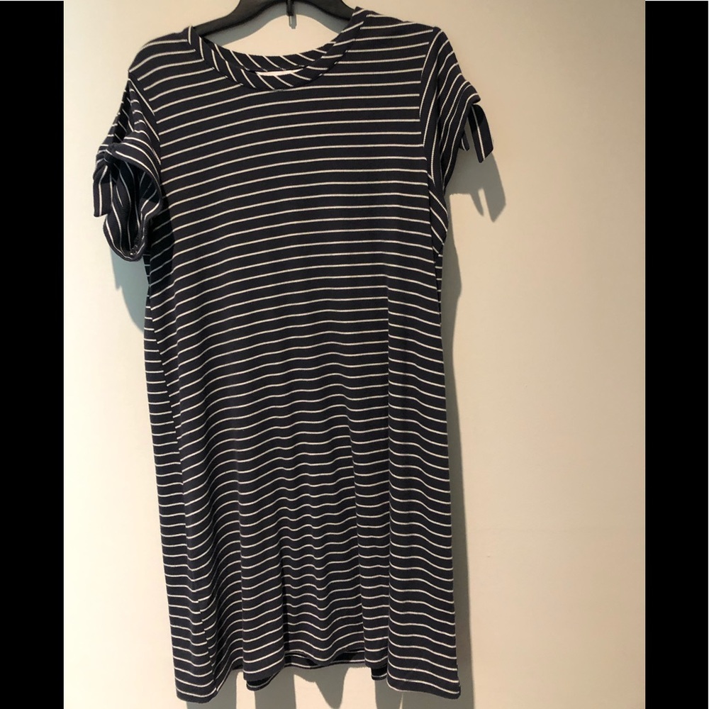 Blue stripe dress by Lauren Conrad